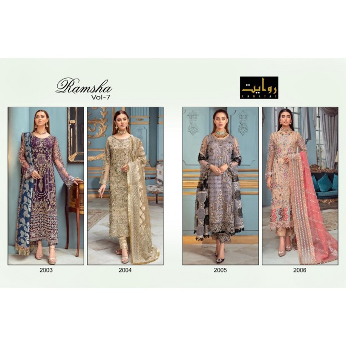 Rawayat Ramsha Vol 7 Pakistani Salwar Suits